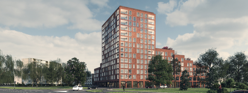 Appartementencomplex BLEI Lieftink Geveltechniek